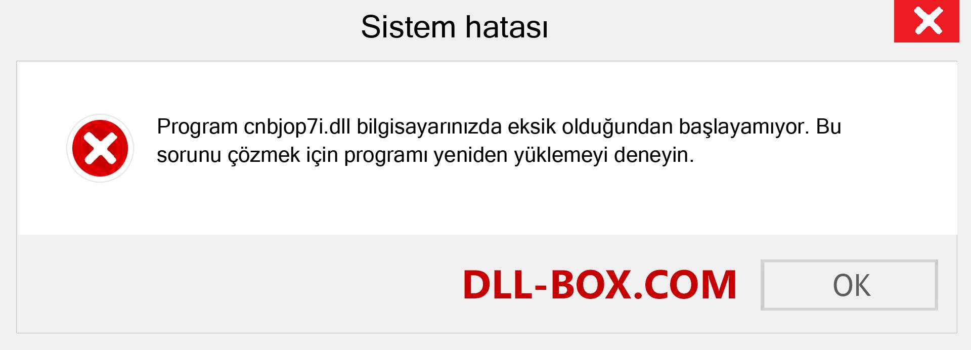 cnbjop7i.dll dosyası eksik mi? Windows 7, 8, 10 için İndirin - Windows'ta cnbjop7i dll Eksik Hatasını Düzeltin, fotoğraflar, resimler